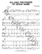 All Hail the Power of Jesus' Name piano sheet music cover